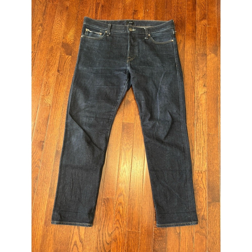 EXPRESS Slim Red Line Selvedge Dark Wash Denim Jeans 34x30